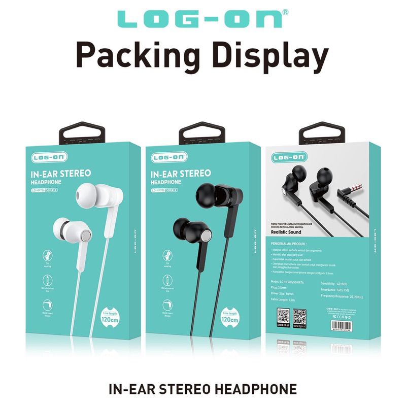 Earphone Log on LO-HF786 SONATA