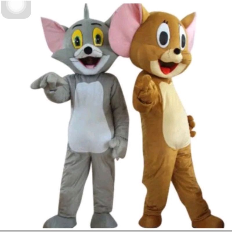 KOSTUM BADUT JERRY (TOM&JERRY)//KOSTUM MASKOT TERBARU BEST SELLER//KOSTUM BADUT TERMURAH
