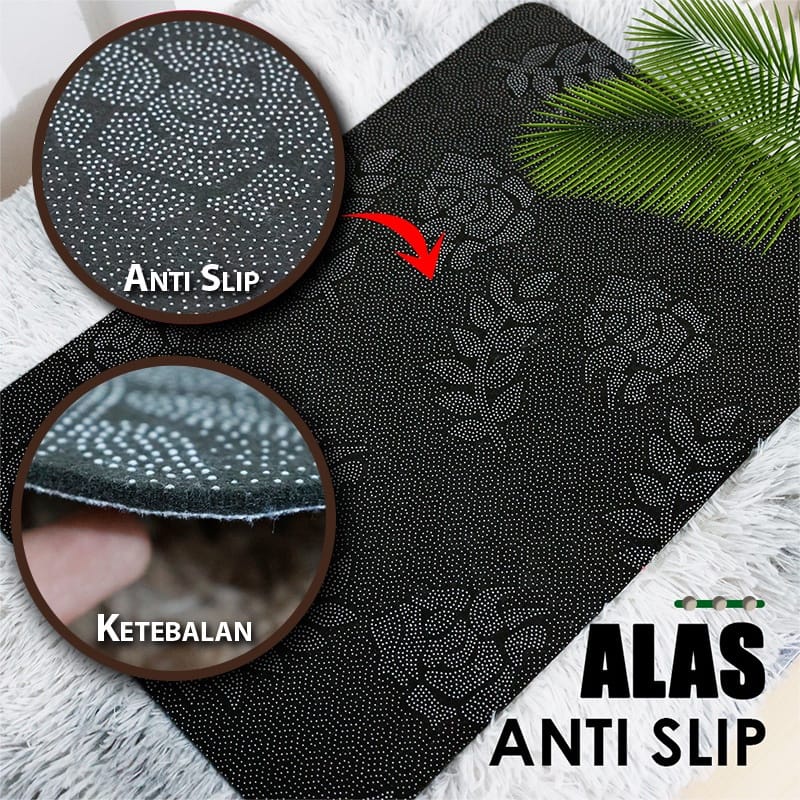 Keset Kaki Anti Slip MOTIF KARAKTER Bahan Tufted Nylon Tebal Keset Kaki Kamar Tidur Aesthetic Ukuran 40cm x 60cm  Model Diatomite