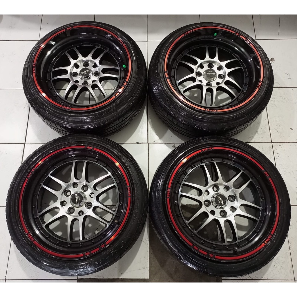 VELG MOBIL SECOND ENKEI RING 16 LEBAR 7/8,5 PCD 8X100/114 + BAN (2) 165 50 R16