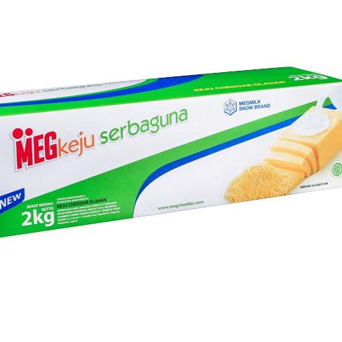 

➷ Keju MEG CHEDDAR Serbaguna 2 KG cheese ♂