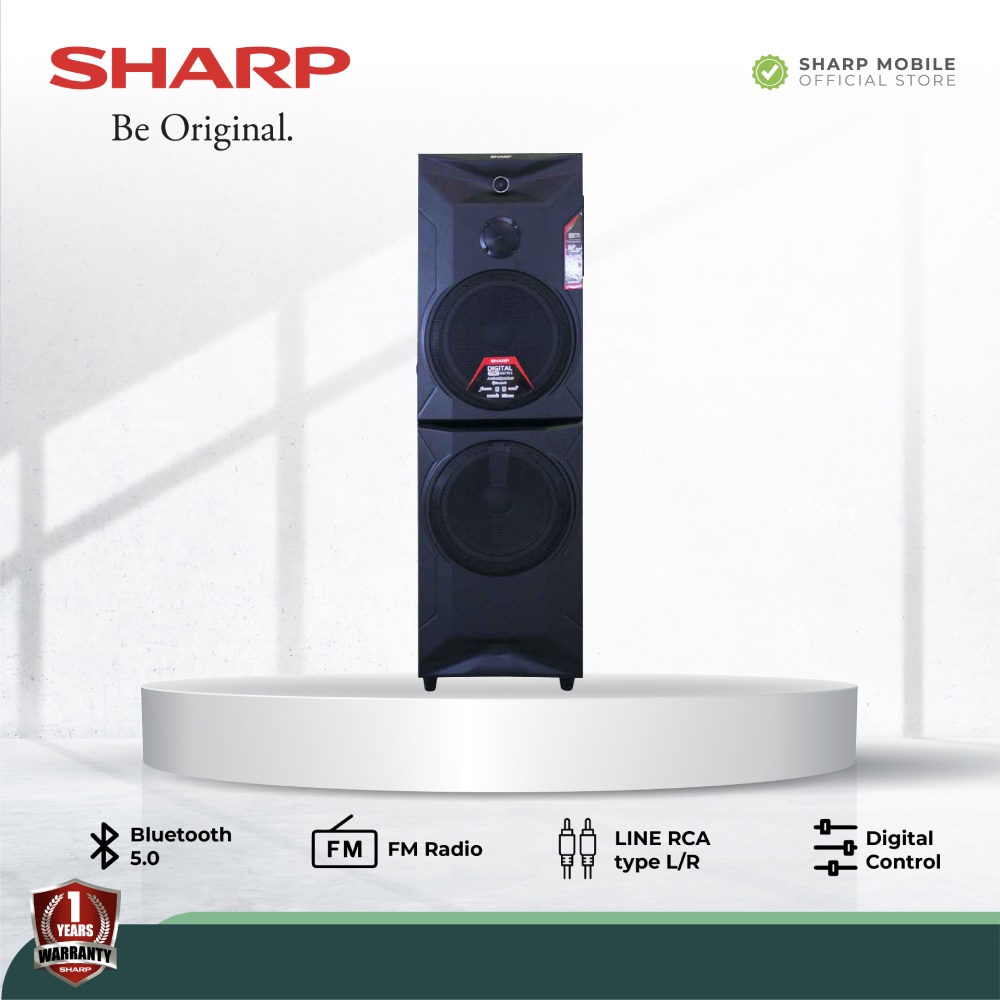 SHARP Active Speaker Pro Series CBOX-DPRO22CB