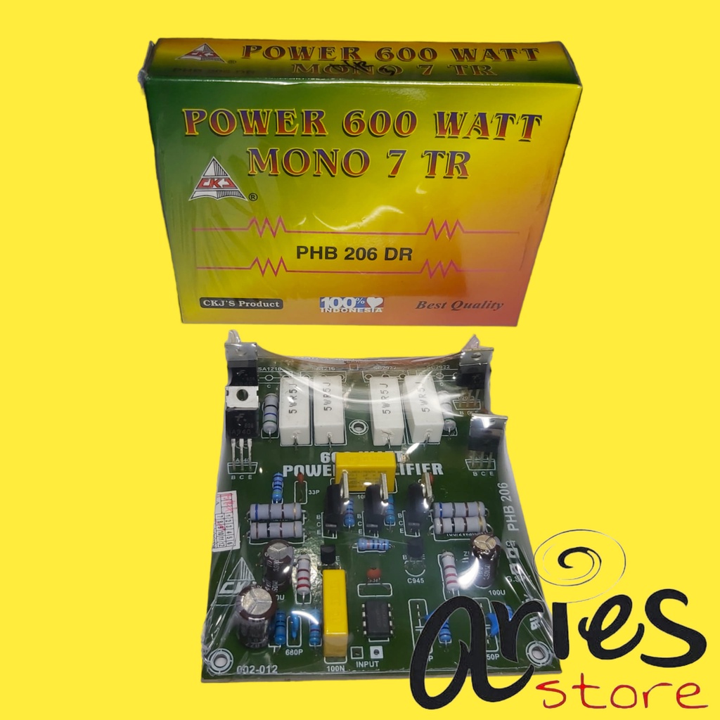 KIT POWER 600 WATT MONO 7 TR CKJ PHB 206 DR