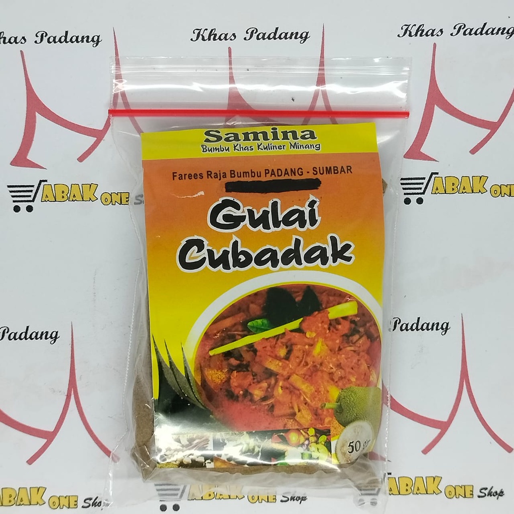 

Bumbu Gulai Cubadak Samina