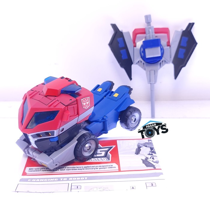 Transformers Animated Optimus Prime Voyager Class #Original