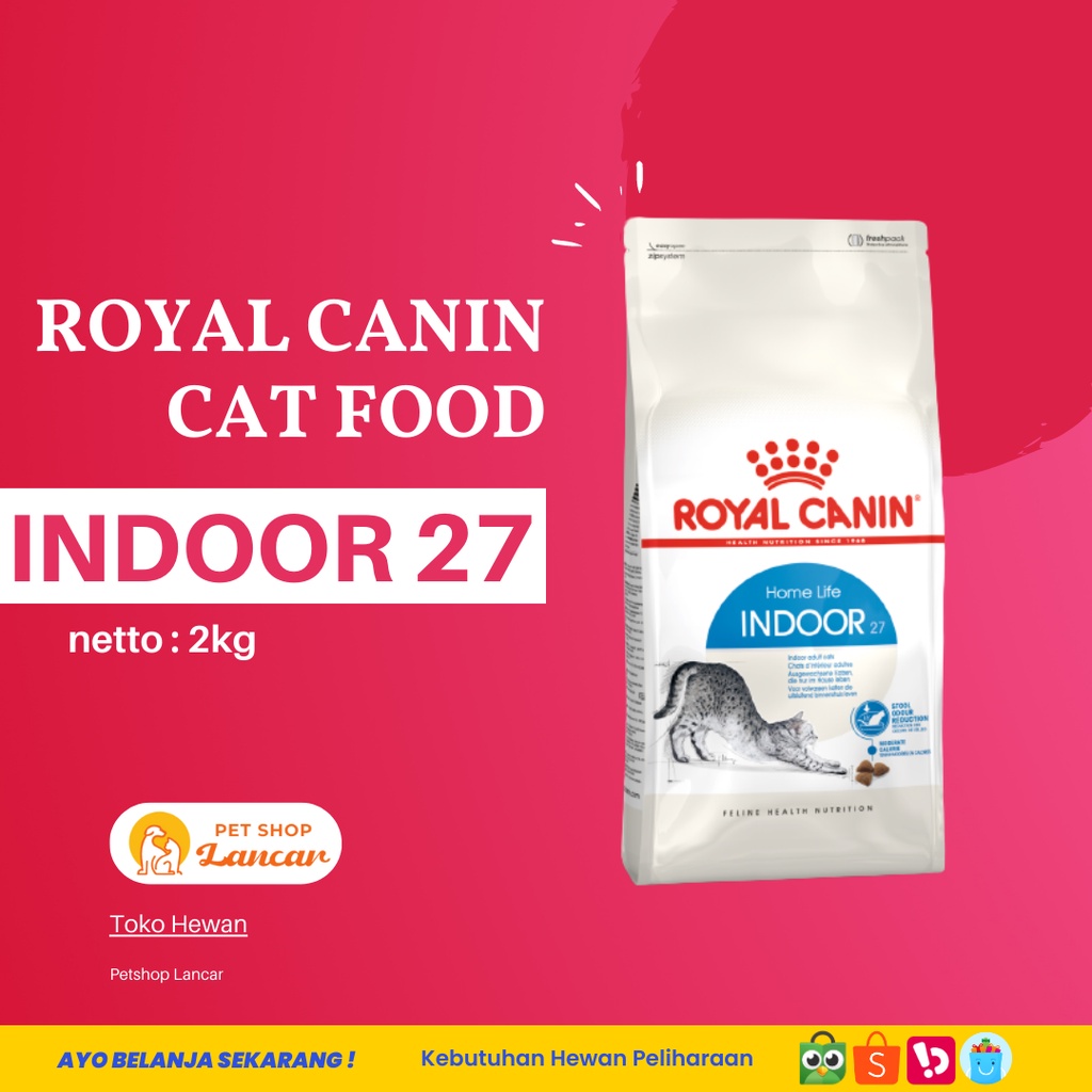 ROYAL CANIN INDOOR 27 2KG FRESHPACK