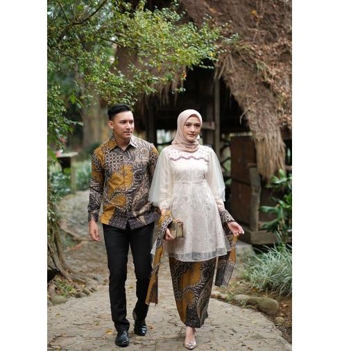 MURAH LUNA TUNIK SERIES COUPLE ( creamy)