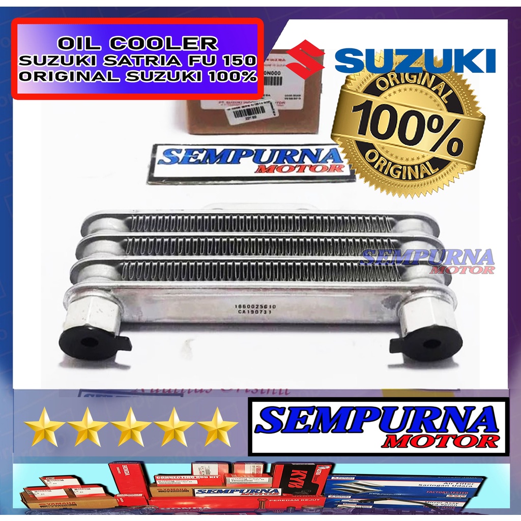 16600B25G10N000 Oil Cooler Oli Cooler Pendingin Oli satria Fu 2006-2014 100% Original Suzuki Ori SGP