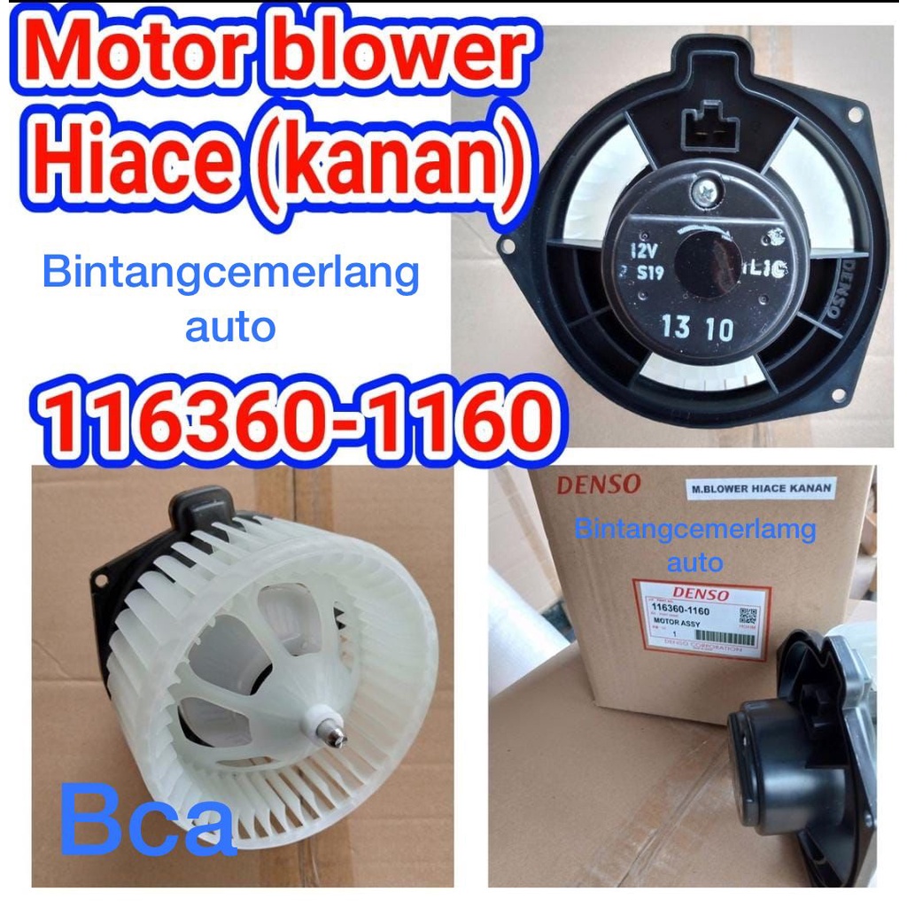 Motor Blower Belakang KANAN AC Mobil Toyota Hiace Hi ace