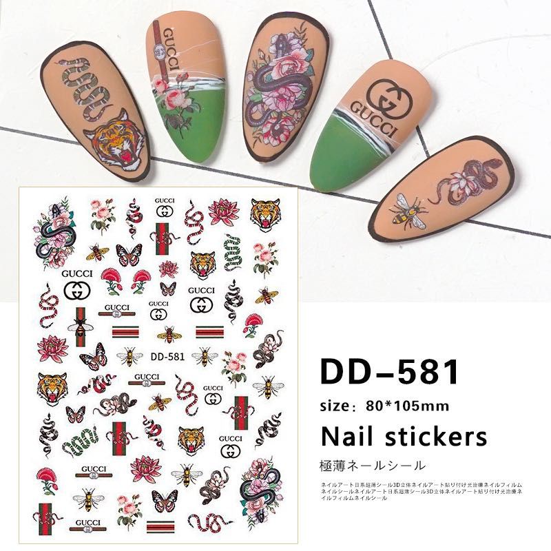 HOT NEW STICKER PITA CHNL PREMIUM QUALITY STIKER KUKU PITA / Dekorasi Hiasan Nail Art Kuku