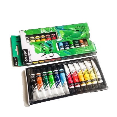 

CAT AKRILIK V-TEC SET 12 WARNA 6ml