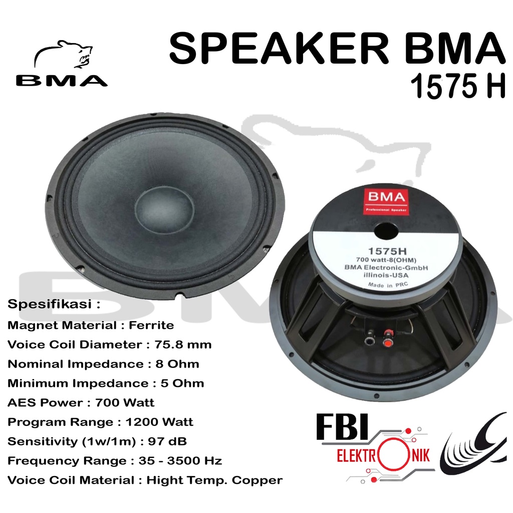 SPEAKER BMA 1575