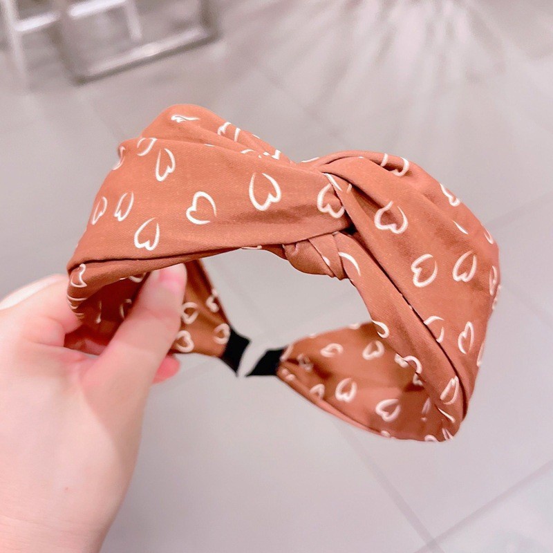 Bando Face Wash Knot Korea Bando Terbaru Warna Coklat Berbagai Macam Pilihan Jepitan Rambut Dewasa Bandana Hair Accessories Hairband  Wanita Premium