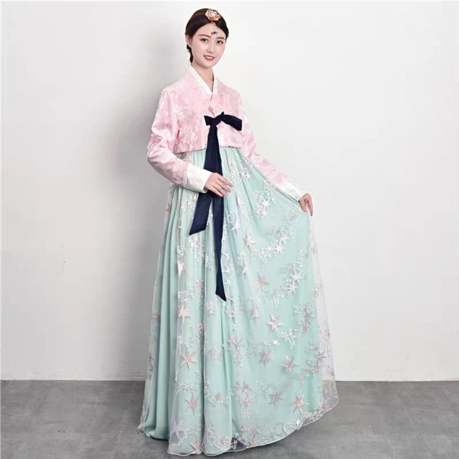 Korea HANBOK Adult Woman Traditional Dress Baju Adat Korea Wanita