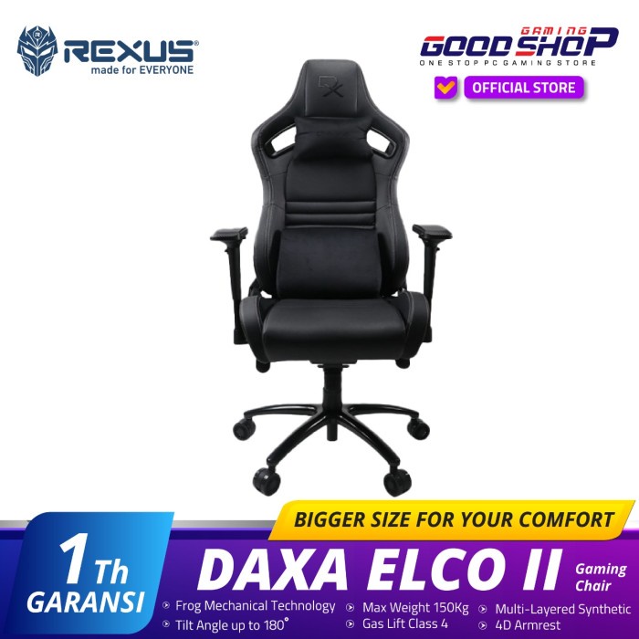 Terlaris Rexus Daxa Elco Ii / Elco 2 - Gaming Chair
