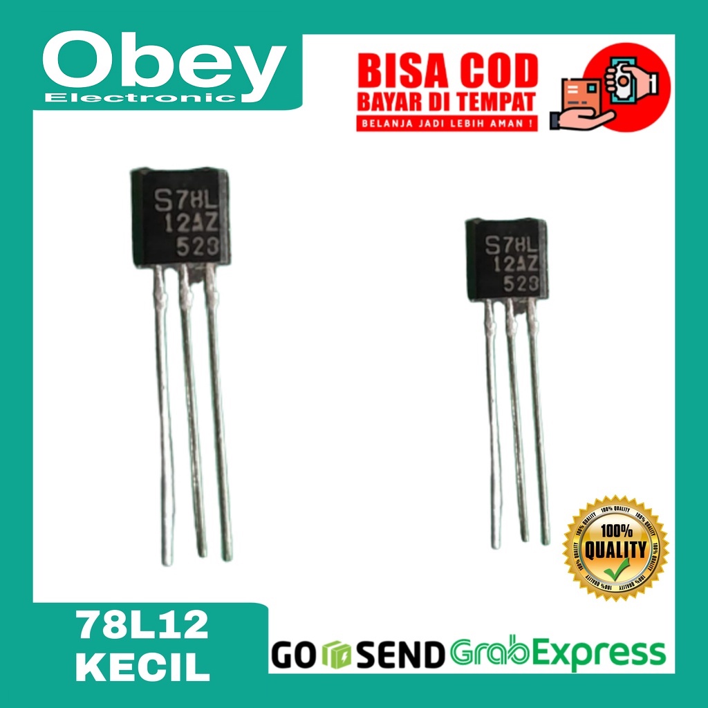 IC Regulator 78L12  kaki 3pin