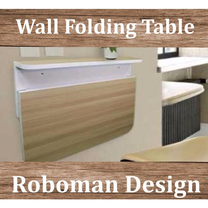 Meja Lipat Dinding Furigami 80 x 40 / meja kerja / Meja Belajar
