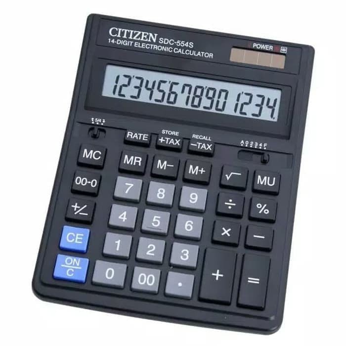 

Best Seller Original Citizen Calculator Sdc-554S Sdc 554 S - Kalkulator Meja