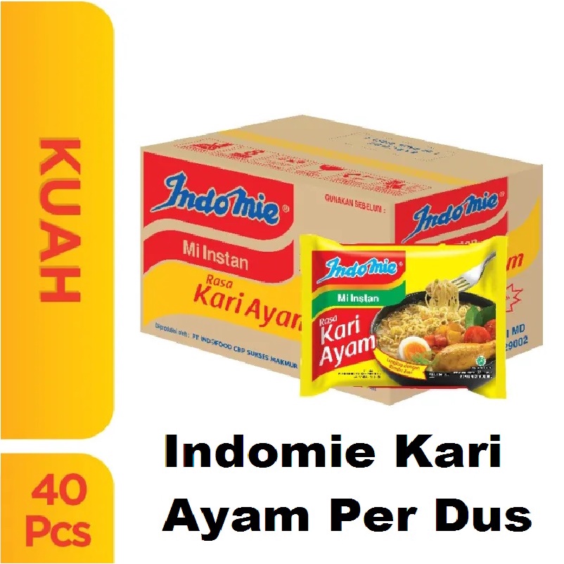 

Indomie Per Dus Kari Ayam isi 40 Pcs