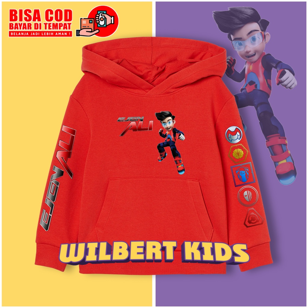 Jaket Anak EJEN ALI / Hoodie Anak Kartun EJEN ALI Unisex