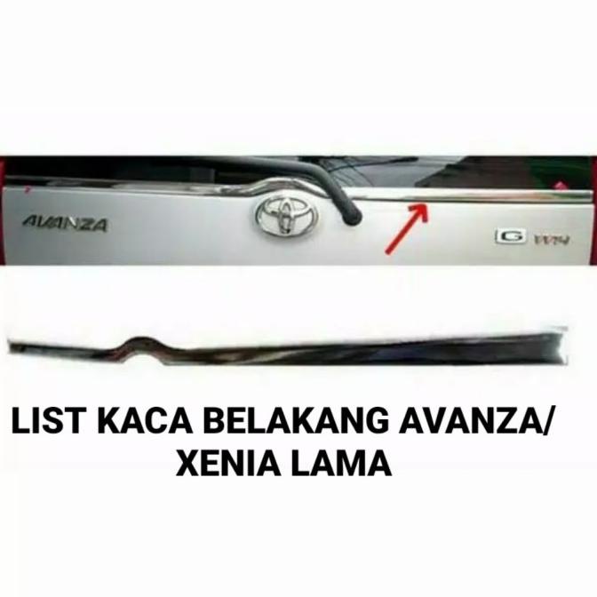 LIST KACA BELAKANG CHROME AVANZA/XENIA LAMA