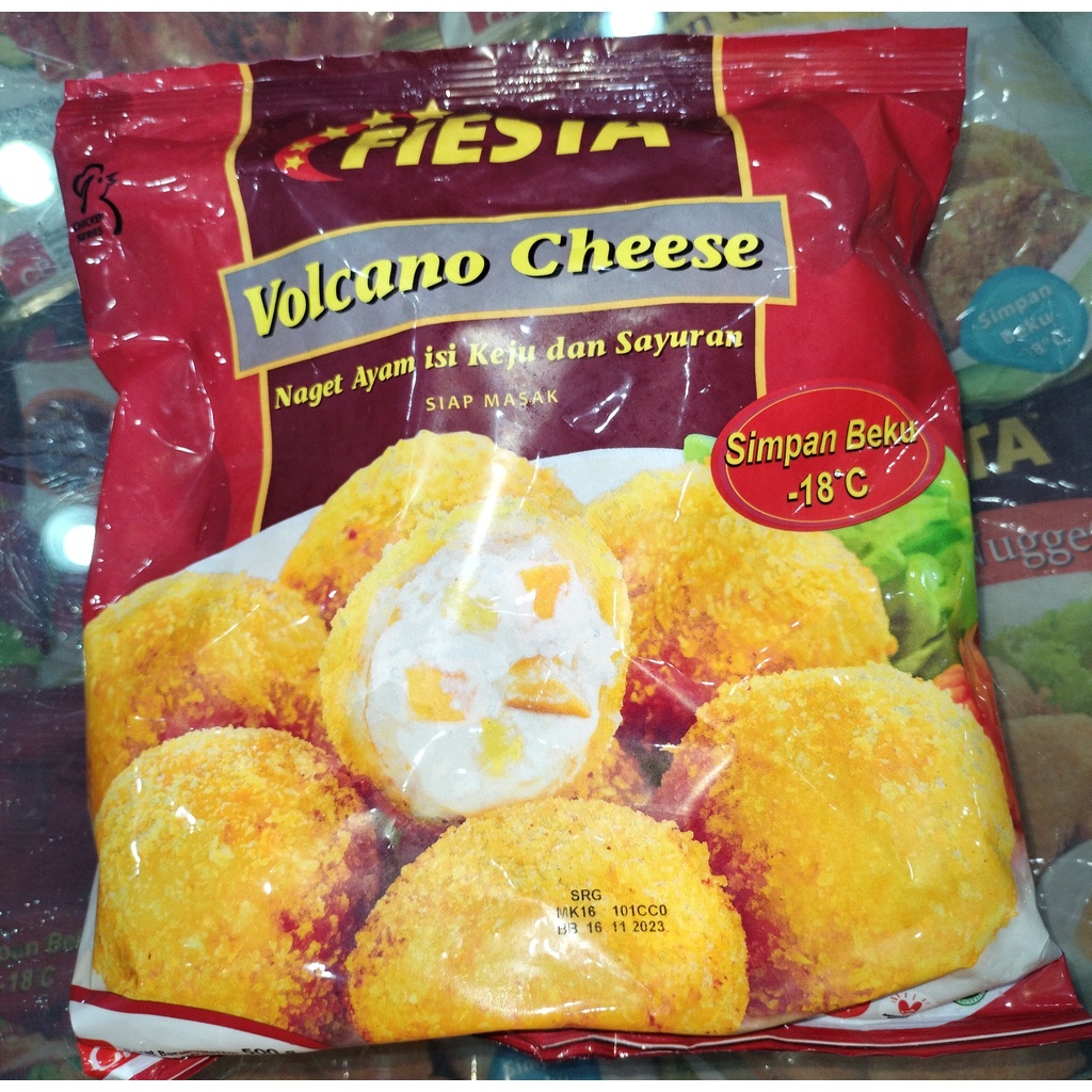 

Fiesta Naget Volcano Cheese 500 Gram