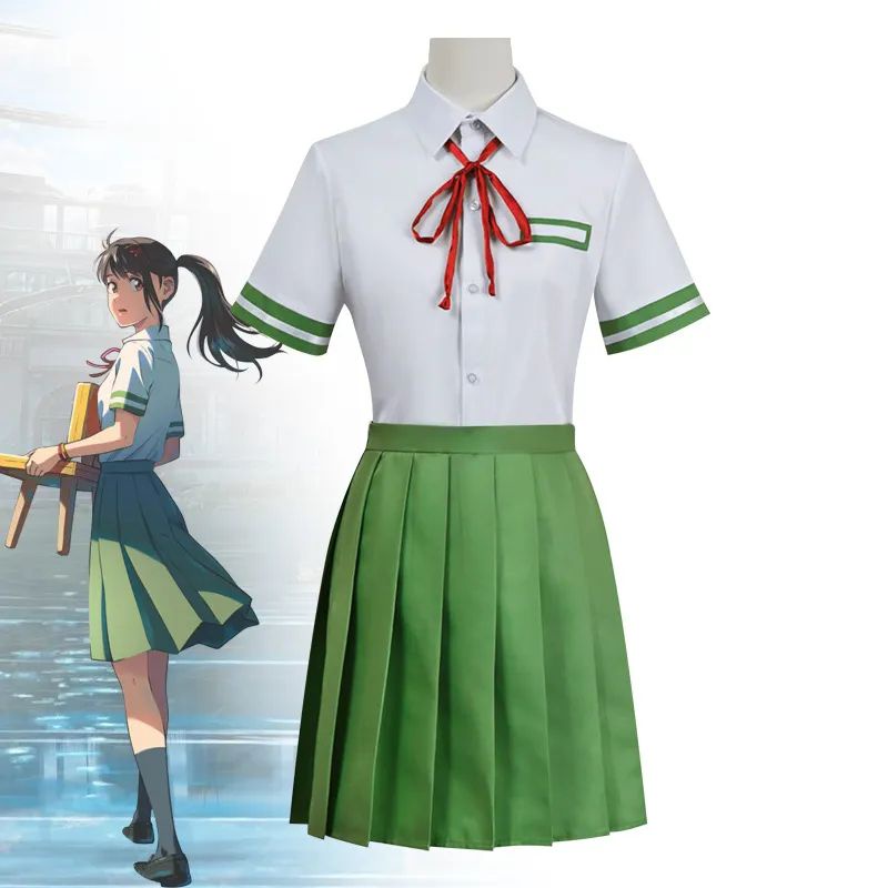 (READY STOCK) suzume no tojimari costume cosplay seifuku Japan uniform