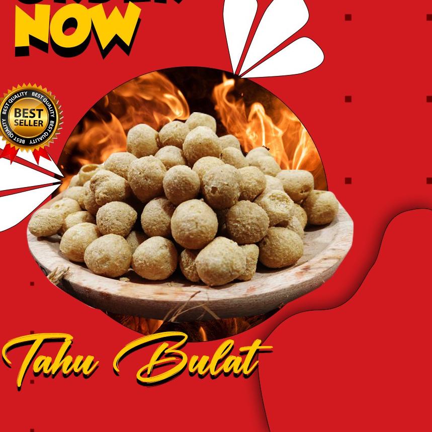 

♫ Keripik Tahu Pong Bola / Tahu Bulat Mini Kering / 1 kg ➷