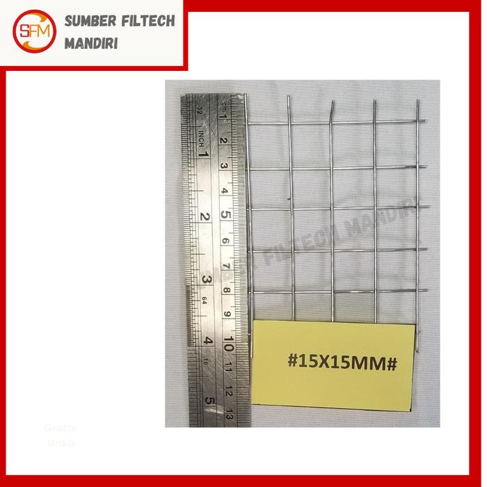 Kawat RAM / Loket Stainless Steel 201 (6mm, 10mm, 15mm) Lebar 1 Meter