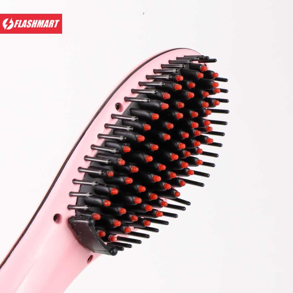 Flashmart Sisir Catokan Elektrik Ion Pelurus Rambut - HQT-906