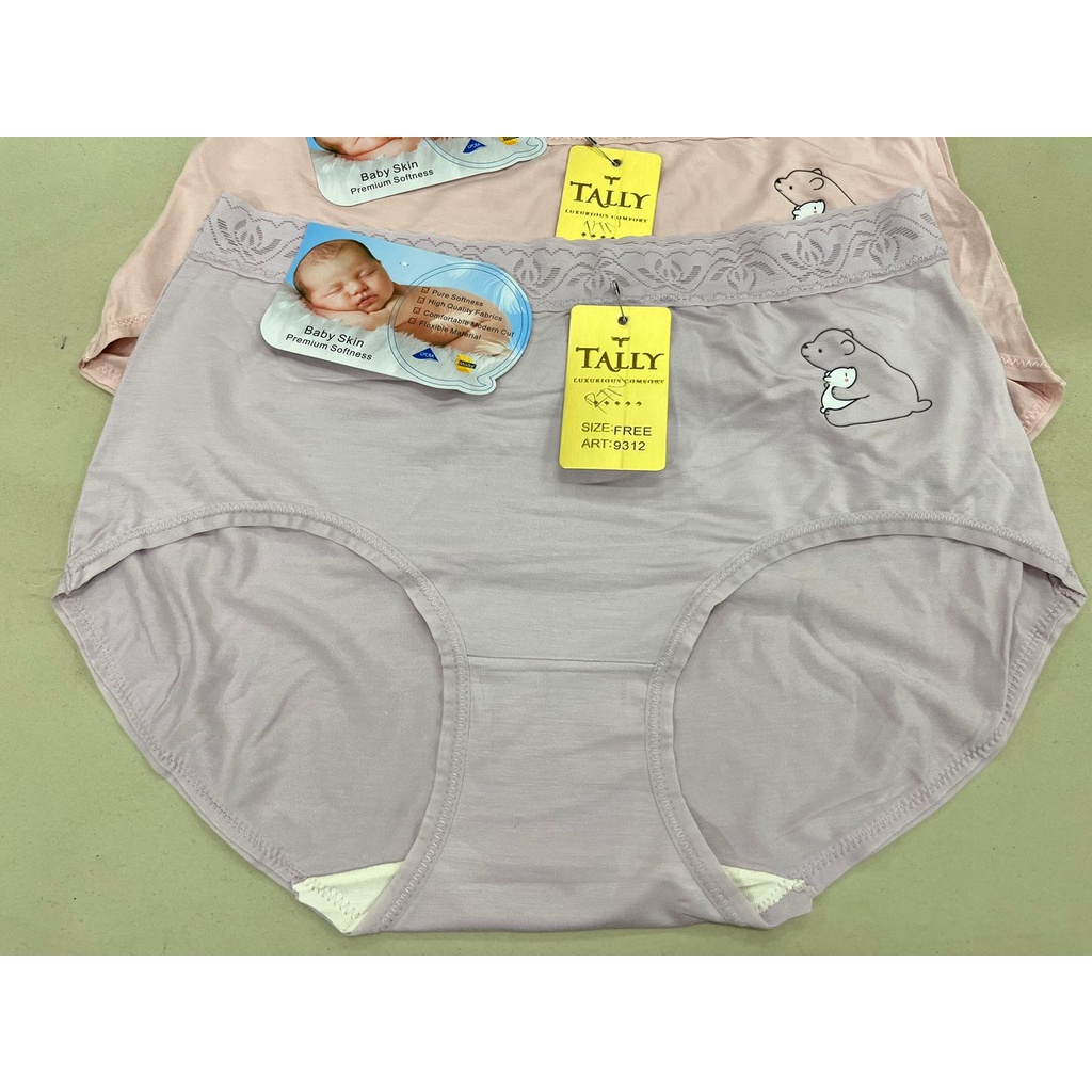 NEW CD MOTIF 9312 TALLY BABY SKIN - CD BABY SKIN MOTIF BAHAN LEMBUT LICIN -   CD Celana Dalam Wanita Bahan Baby TALLY Celana Dalam Wanita Bahan Katun Baby Skin Fit to L - XL PREMIUM Collection CD 9312 - ARA98STORE