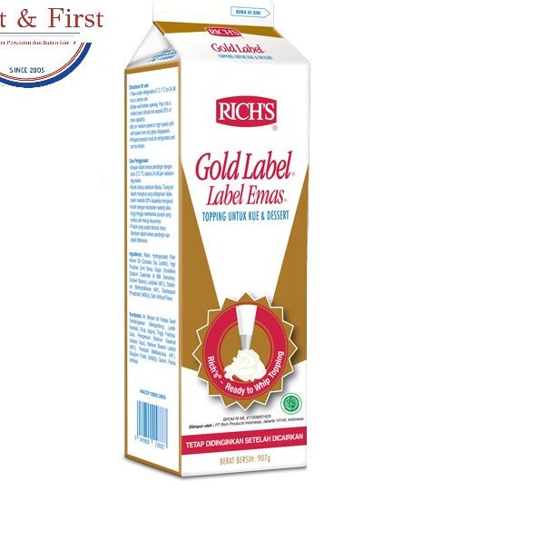 

❈ Rich Gold Label Whipping Cream 907 gram ☋