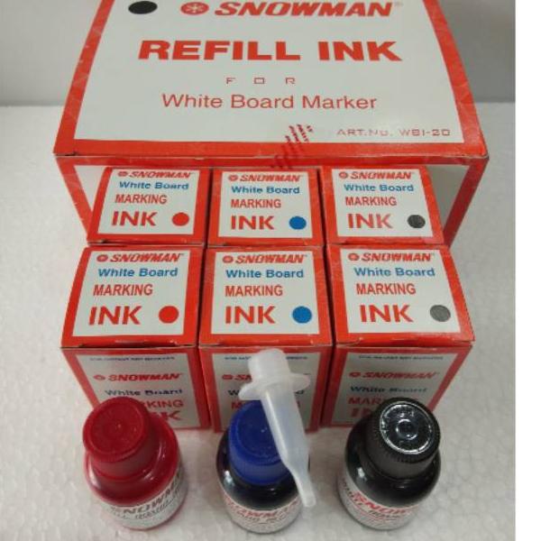 

High Quality TINTA SPIDOL WHITEBOARD SNWOMAN / SNOWMAN WHITE BOARD MARKING INK / REFFIL SPIDOL