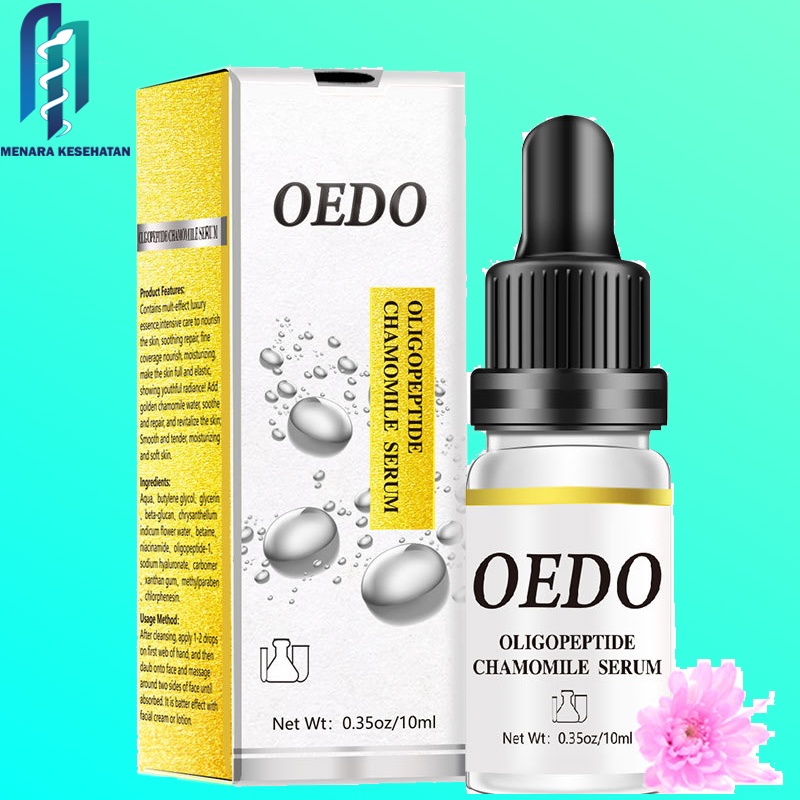 Oedo Oligopeptide Chamomile Serum Wajah Glowing Mengecilkan Pori melembabkan kulit