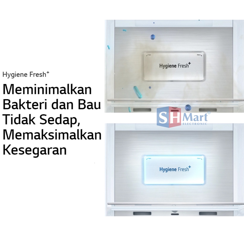 KULKAS SIDE BY SIDE LG KAPASITAS 800 LITER GC-B307SLVL / GCB307SLVL INVERTER GARANSI RESMI