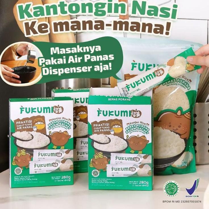 

➥ Fukumi beras porang 280grm ❈