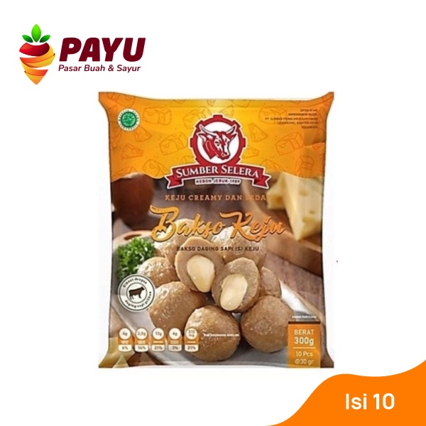 

Bakso Sumber Selera [Bakso Sapi Keju] Isi 10 Pcs [300 g]