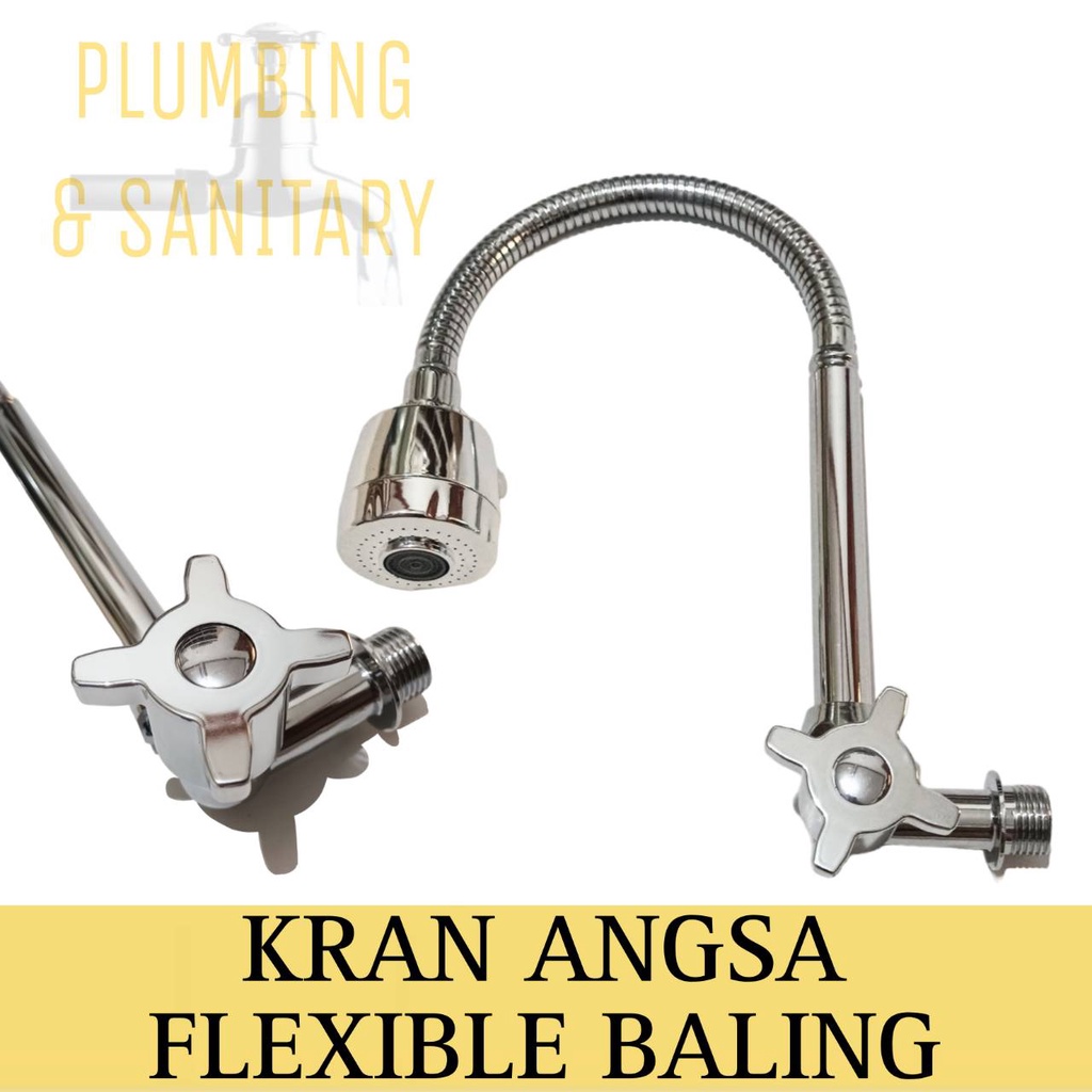 kran tembok angsa flexible baling murah kran angsa tembok wastafel cuci piring kran angsa baling bcp