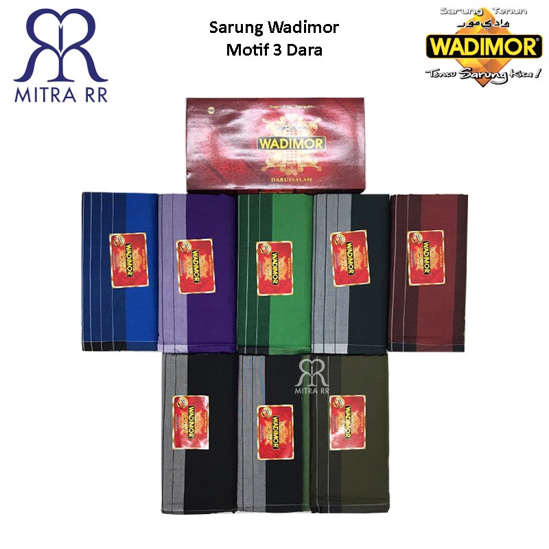 Sarung Wadimor Motif Salur 3 Dara