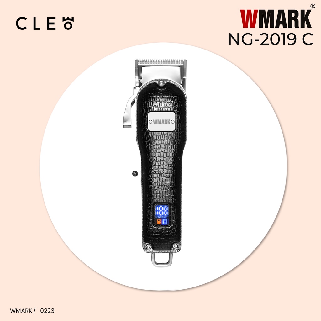 Wmark NG-2019C Hair Clipper - Wmark 2019 Alat Cukur Rambut 100% Ori