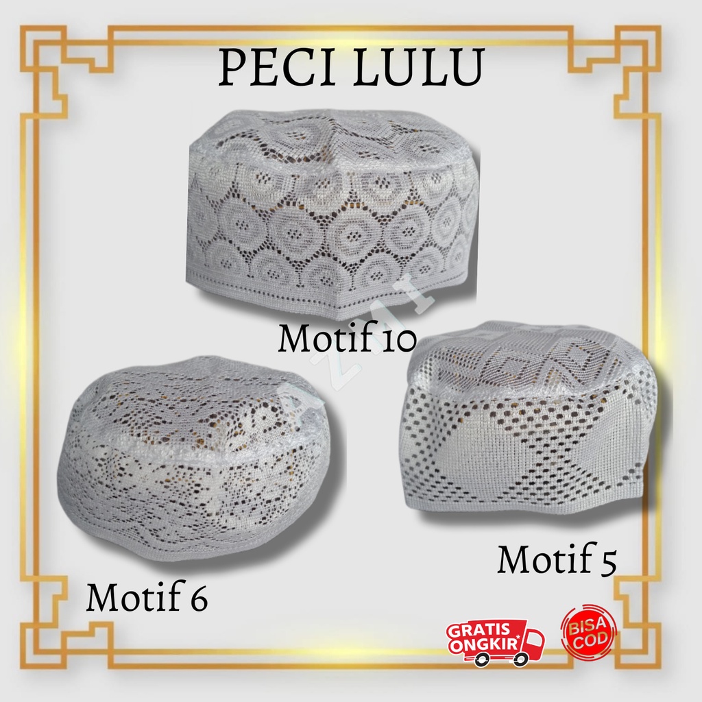 Peci Pria Jaring Murah / Peci Jaring Peci Lulu Original atau Uang Kembali