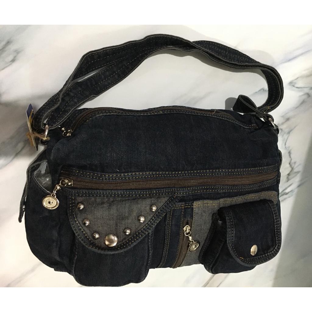 Tas Selempang Gaul Original Jeans Madeleine 441. Darena Bags Bandung