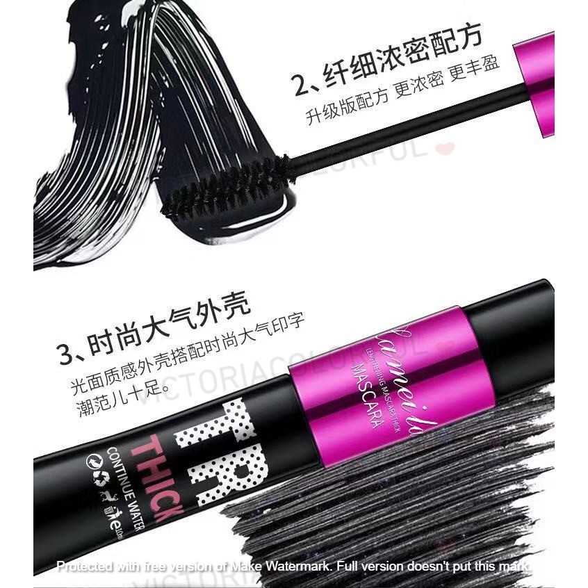 (COD) LAMEILA Maskara Badai Anti Air untuk Melentikan Bulu Mata Warna Hitam