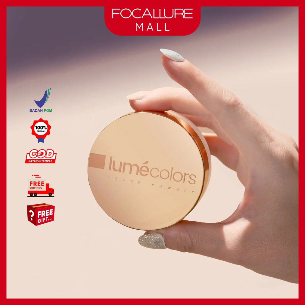 Lumecolors Loose Powder Bedak Tabur Pore Blurring Effect Lumecolors Official