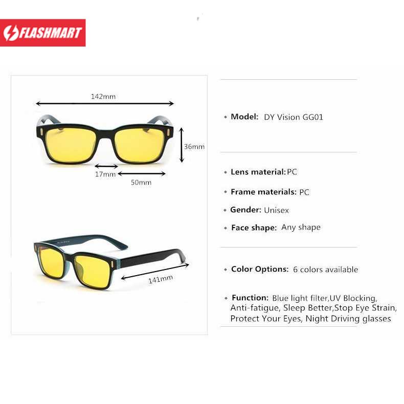 Flashmart Kacamata Anti Radiasi Komputer - GG01