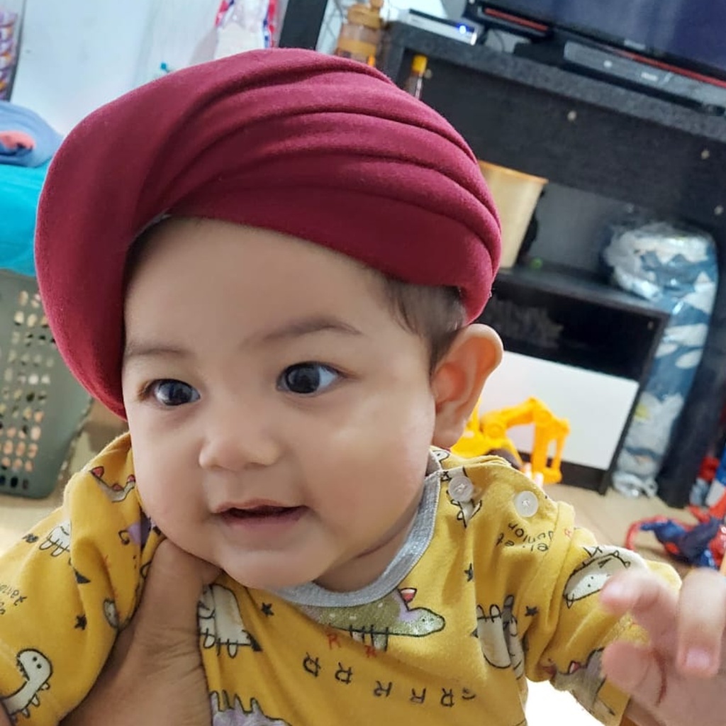 Peci Imamah permanen Bayi 0 sampai 12 Bulan Peci Bayi I kopiah bayi