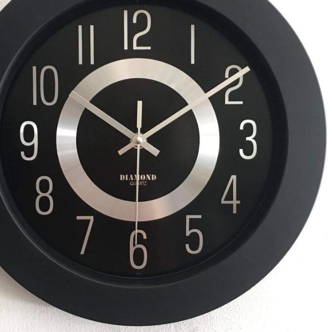 ✭ jam dinding diamond 231 mesin sweep dan quartz ✷