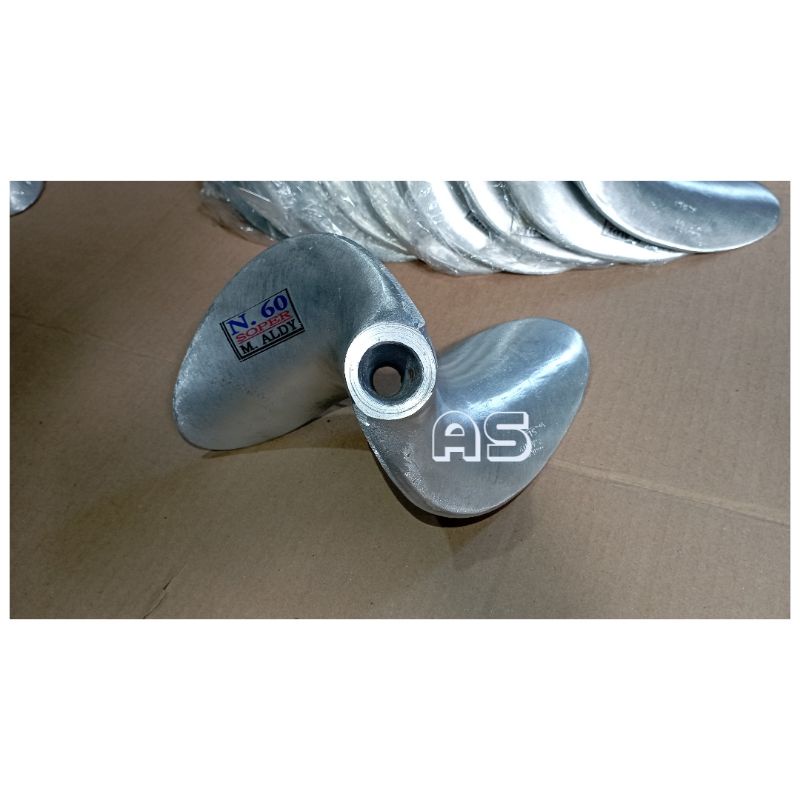 kipas kapal balap /baling baling perahu balap N60 untukmesin 13 hp sampai 18hp