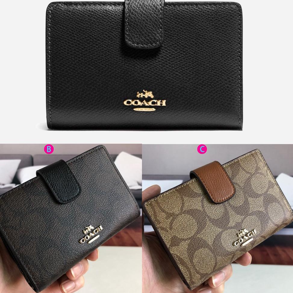 MURAH MERIAH (SameDay Grab) 53562 53436 COACH Ladies folding purse card bag pocket wallet