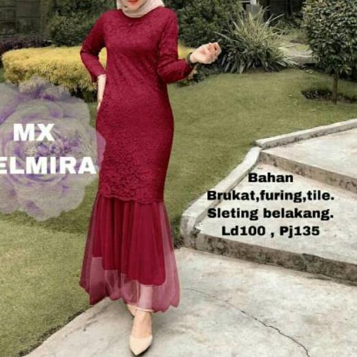 ✽ MAXI CELMIRA DUYUNG BRUKAT REALPICT/DRESS MUSLIM DUYUNG/GAMIS DUYUNG /MX DUYUNG BRUKAT/GAUN DUYUNG